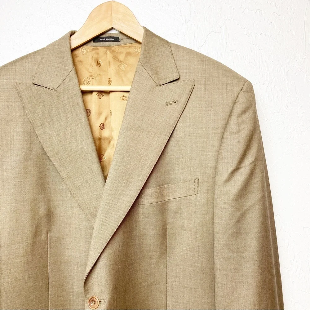 Sean John Blazer brown wool 46L